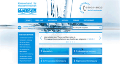 Desktop Screenshot of kvwasser-nienburg.de